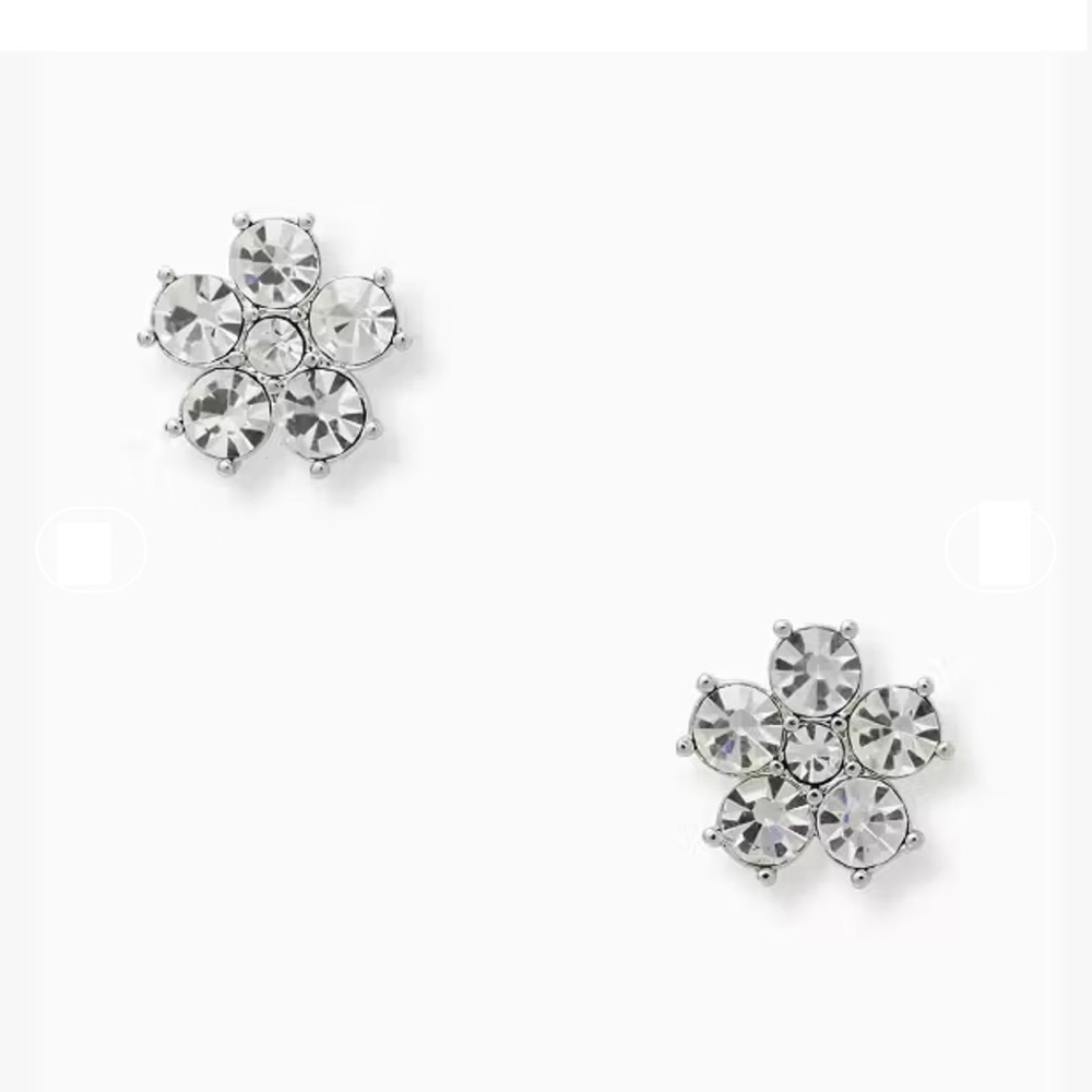 Kate Spade Flower Cubic Zirconia Studs Earrings